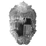 1940's Venetian Mirror