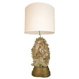 Large Rock Crystal Lamp by Carol Stupell