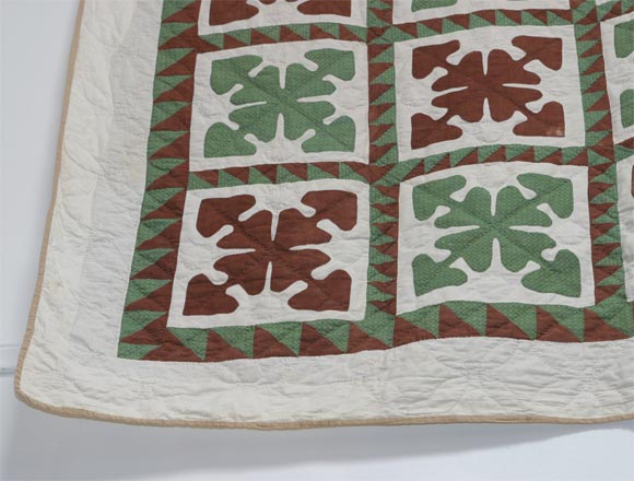 19th century applique Pennsylvania Quilt