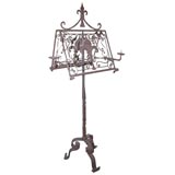 wrought iron music or book stand