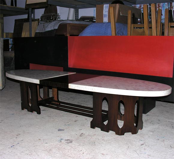 Elliptical Cocktail Table by Harvey Probber