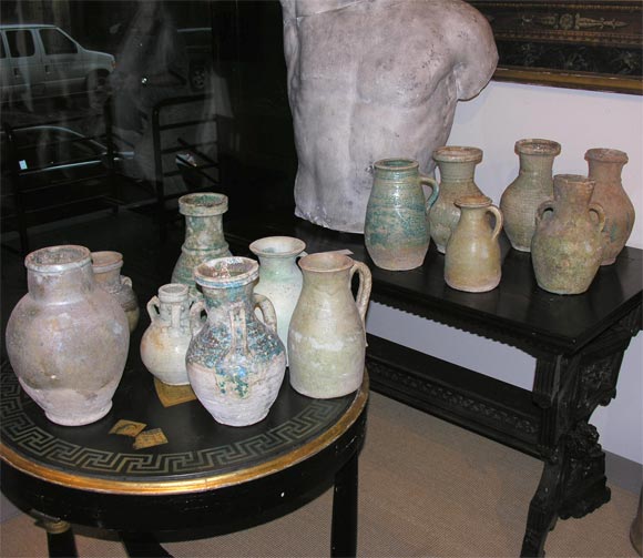Group of Persian ceramic jars