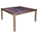 Square Coffee Table Sgd. Philip and Kelvin LaVerne