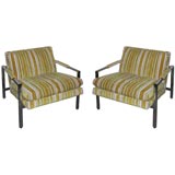 Pair of Milo Baughman Lounge Chairs