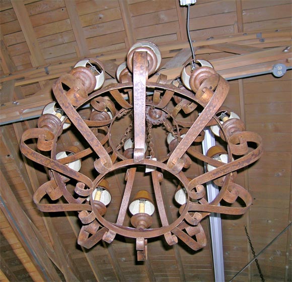 15 light Espanol Chandelier For Sale at 1stDibs