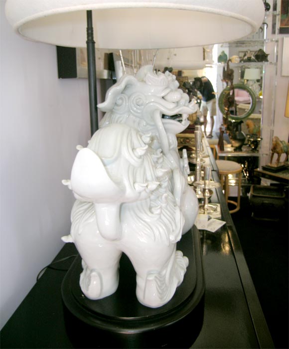 A Pair of Foo Dog Lamps 1