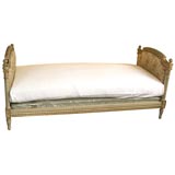 Louis XVI Style Painted and Upholstered  Day Bed