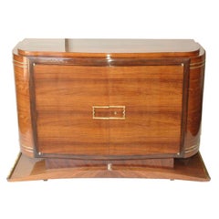 Art Deco Sideboard Cabinet  (Style of J. Leleu)