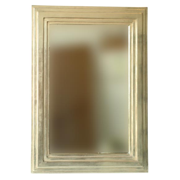 Art Deco Style Giltwood Mirror For Sale