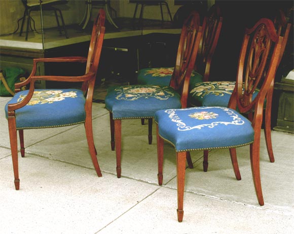 Set of Five Dining Chairs