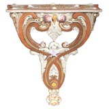 Sand and Shell Encrusted Monoped Console table