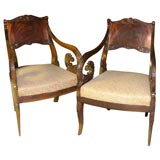 Pair Russian Armchairs