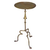 French Gilded Iron Table
