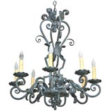Italian Iron Chandelier