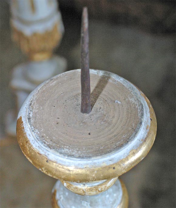 Pair of 19th Century Italian Candle Prickets