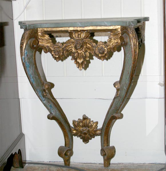Spanish console and mirror