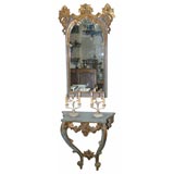 Spanish console and mirror