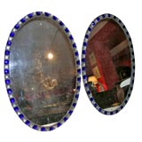 Antique Pair of Irish Waterford Mirrors