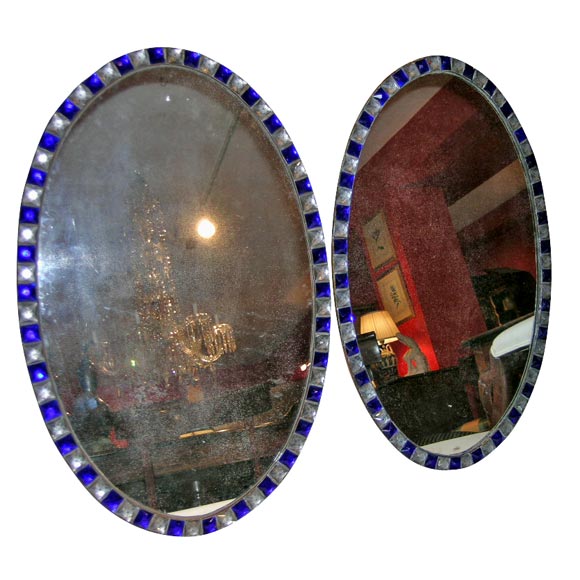 Pair of Irish Waterford Mirrors
