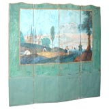 Antique paper / canvas screen