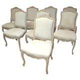 Set of 8 19th Century Louis XV Style Chairs