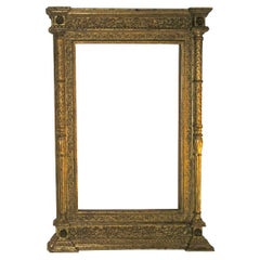 Vintage 19th century Italian gilt frame