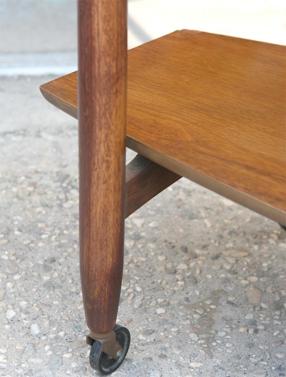Mid-20th Century 3 Tier Surfboard Server