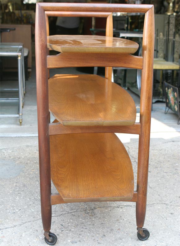 Walnut 3 Tier Surfboard Server