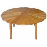 Radial Oak Dining Table