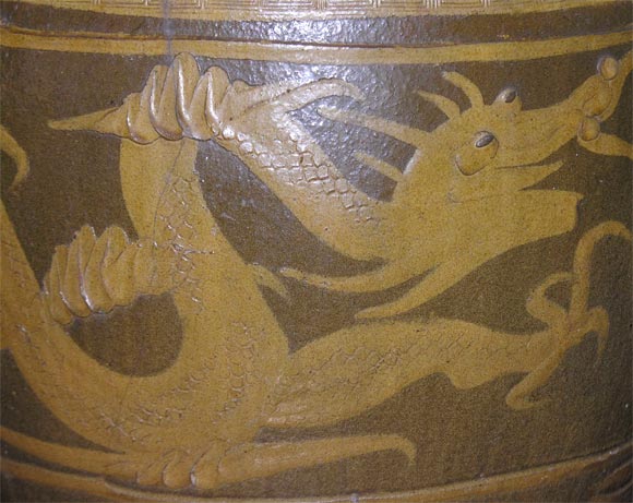 Large Chinese Earthenware Planter 1