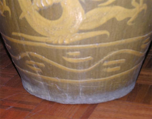 Large Chinese Earthenware Planter 2
