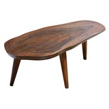 Vintage Reduced Hand carved wooden coffee table