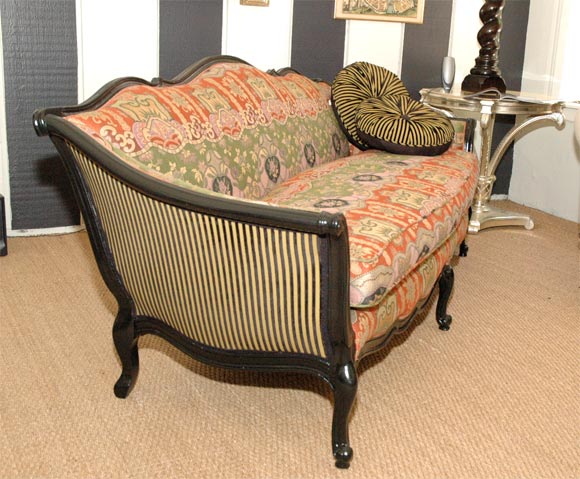 French Settee Recovered in Clarence House Dragon Empress 2