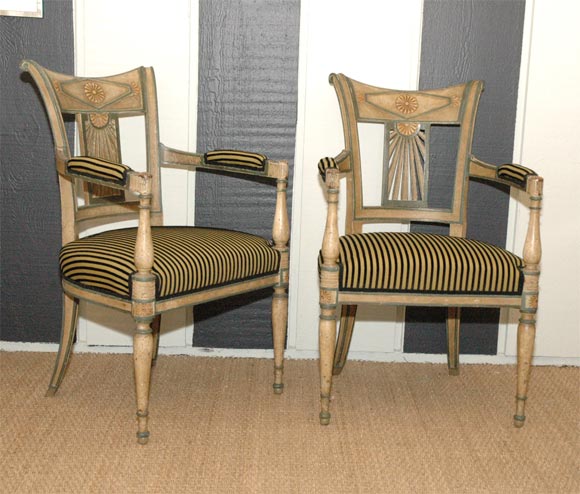 Pair of Directoire Chairs