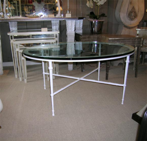 Giacometti Inspired Oval Cocktail Table