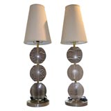 Pair of Natural Cobra Lamps