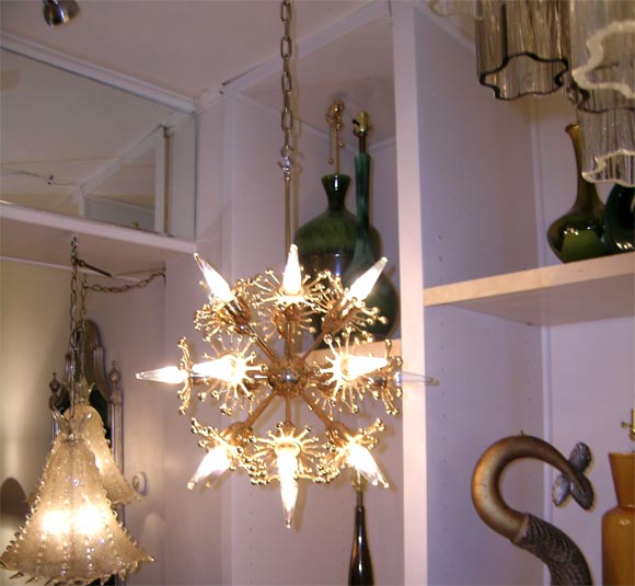 BEAUTIFUL  STARBURST SPUTNIK CHANDELIER