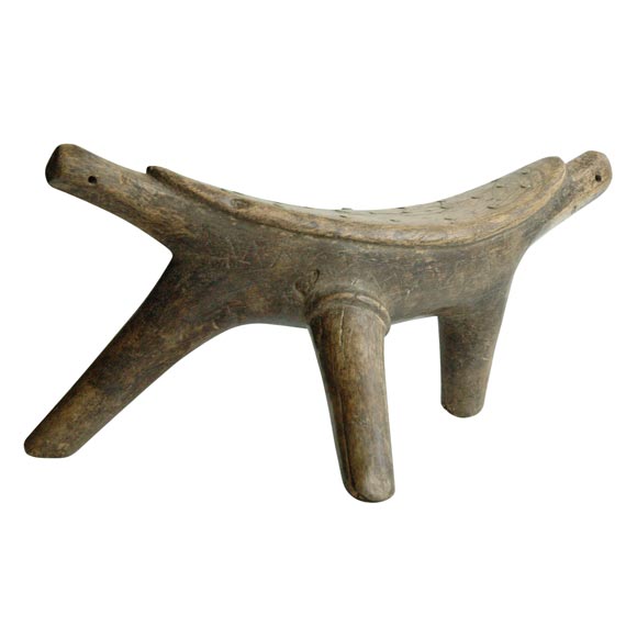 Three-Legged Dinka Head-Rest / Stool