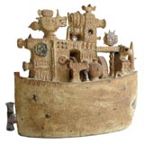Vintage "Ark" -- An Important Ceramic Sculpture by Stig Lindberg