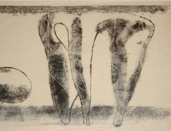 Mid-20th Century Monotype by Harry Bertoia