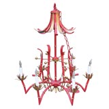 Chinoiserie Metal Chandelier