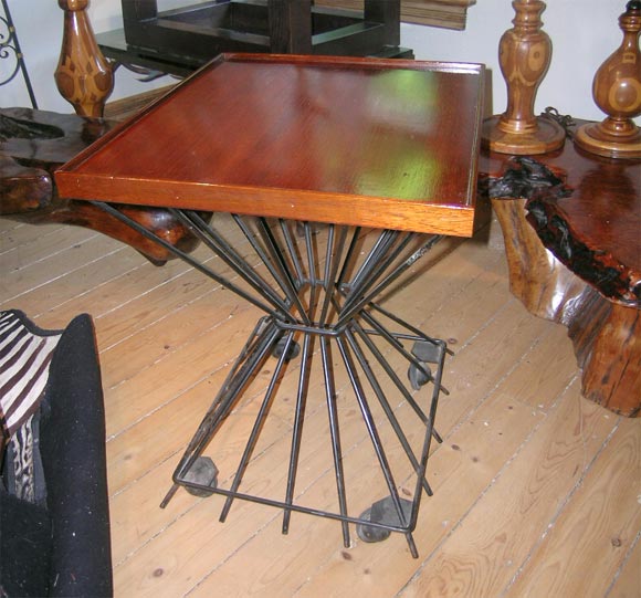 Iron Base Table