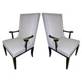 Pair of Chairs by Tommi Parzinger for Charak Modern