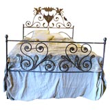 Antique Queen Size Iron Bed