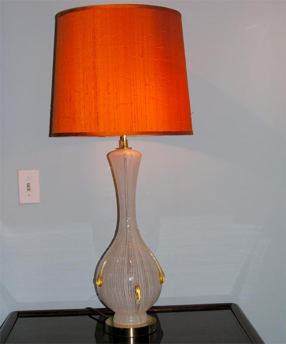 Blown Glass Table Lamp