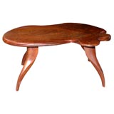 Vintage Burl walnut coffee table