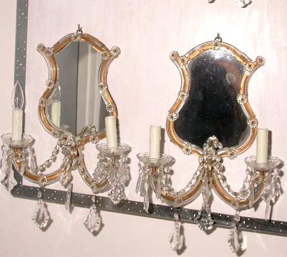 Pr Mirrored Wall Lights