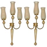 Pair of Venini Sconces