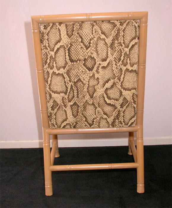 Mid-20th Century Bamboo-Framed Armchair by Paul Laszlo
