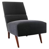 A Custom Slipper Chair Designed by Paul Laszlo